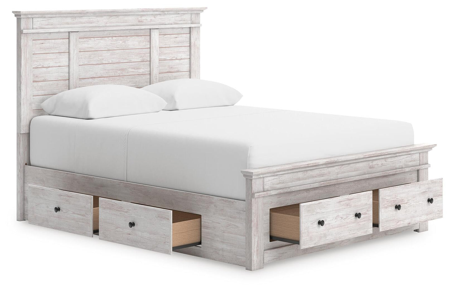 Makidern Queen Panel Storage Bed