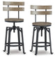 Ashley Express - Lesterton Counter Height Dining Table and 2 Barstools